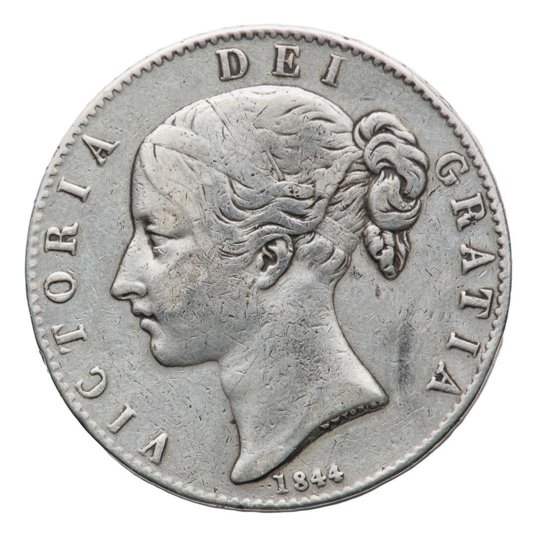 1844年 イギリス ヴィクトリア女王 ビクトリア ヤングヘッド クラウン銀貨 image_ea941e10-cf03-4be5-a8de-