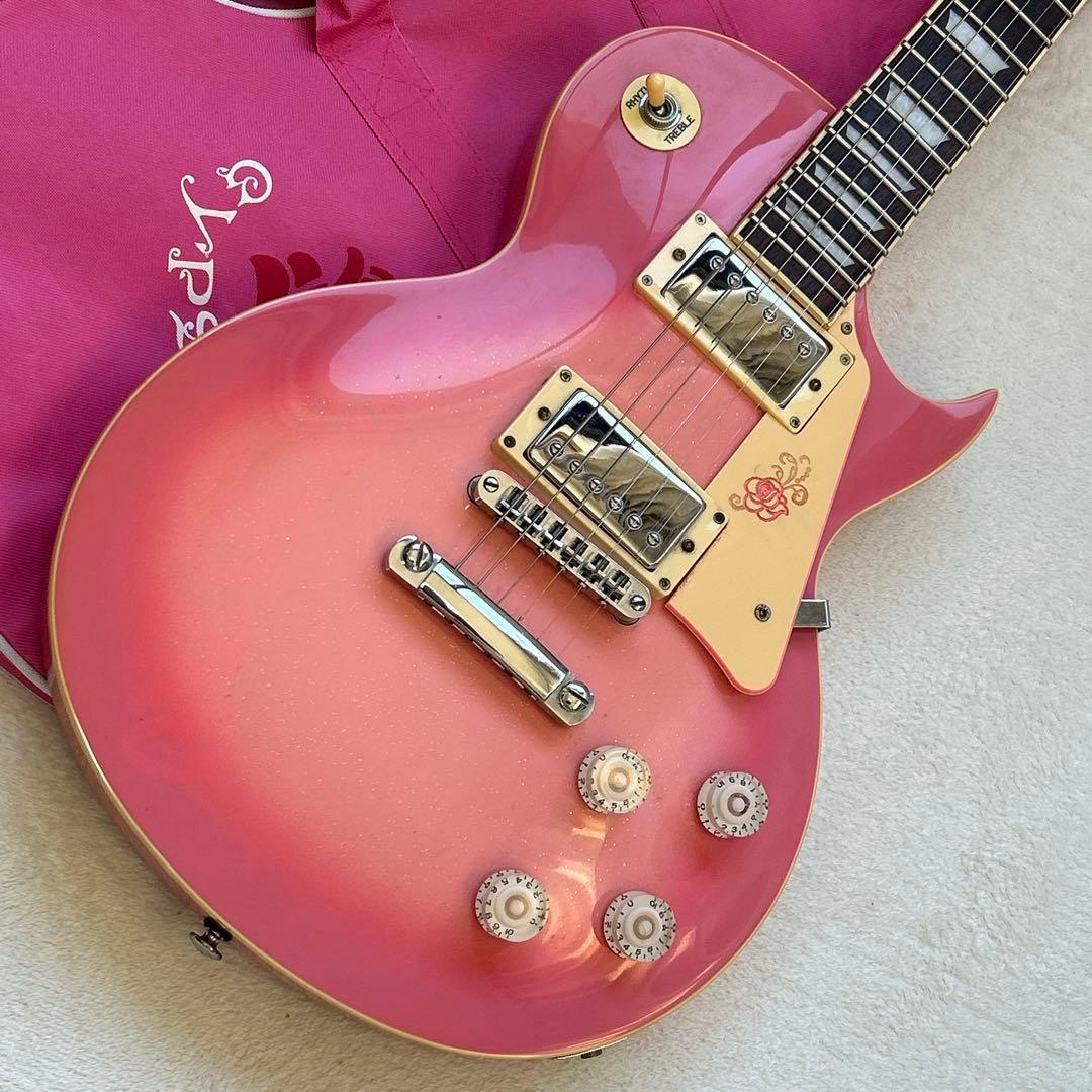 Gypsy Rose ピンク ラメ レスポール ジプシーローズ エレキギター