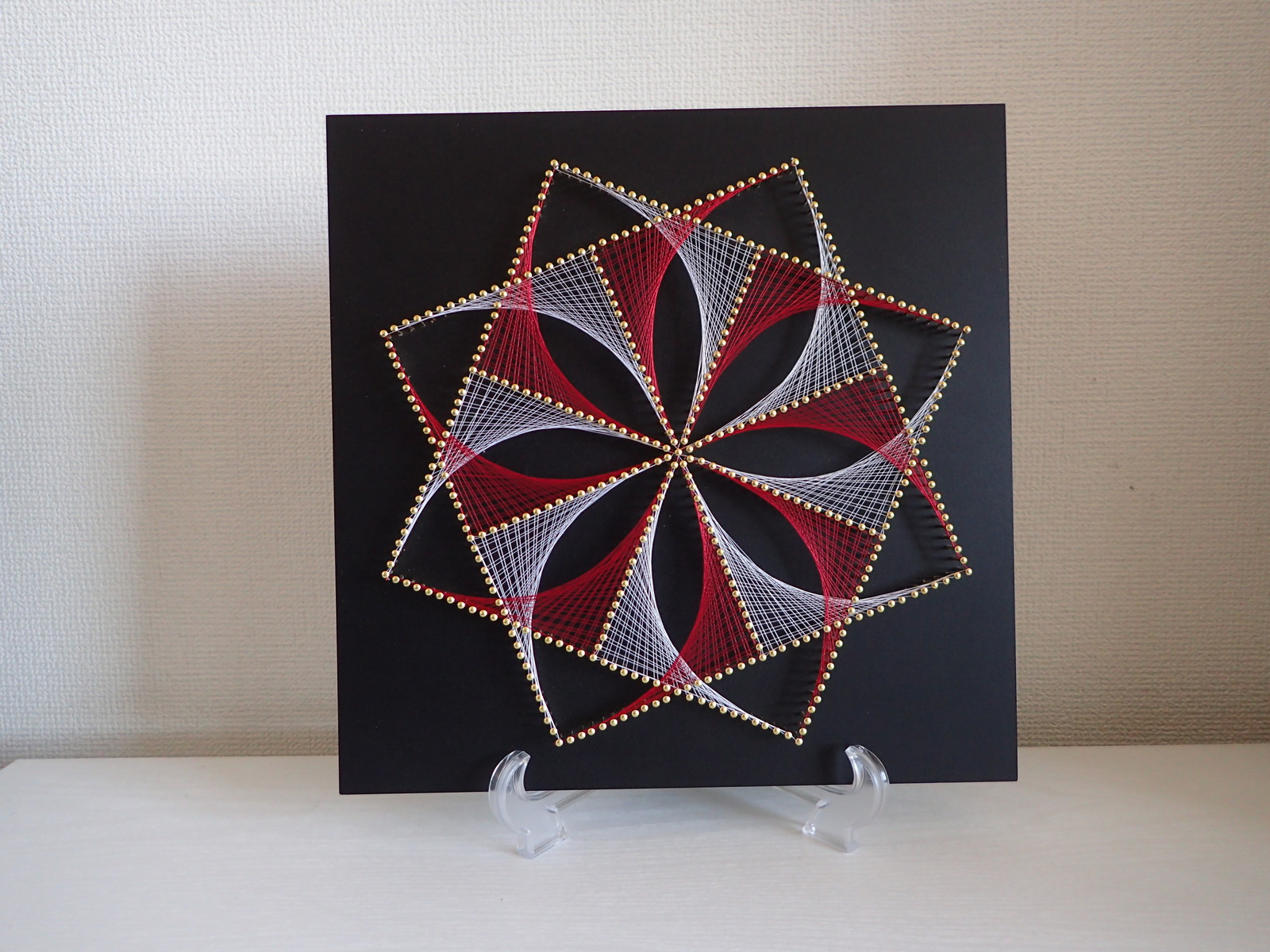 ストリングアート 新生幾何学模様 フラワーオブライフ 生命の花 - Ma