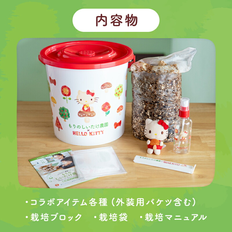 楽天市場】【在庫限り！49%OFF】もりのしいたけ農園×HELLO KITTY