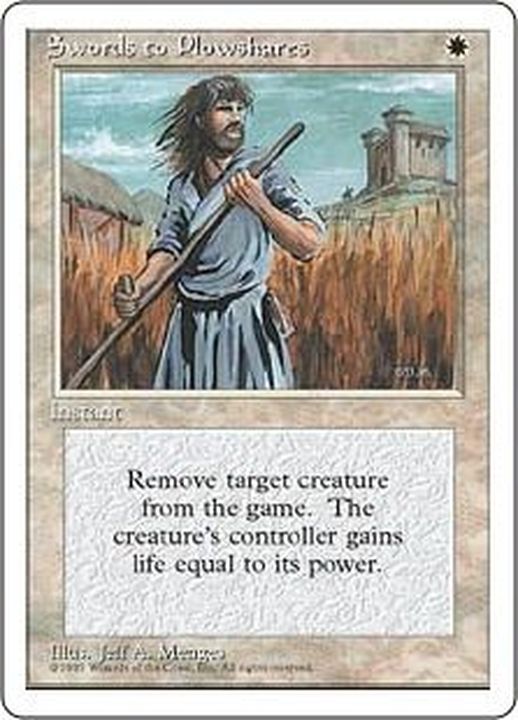 剣を鍬に/Swords to Plowshares《日本語》【4ED】