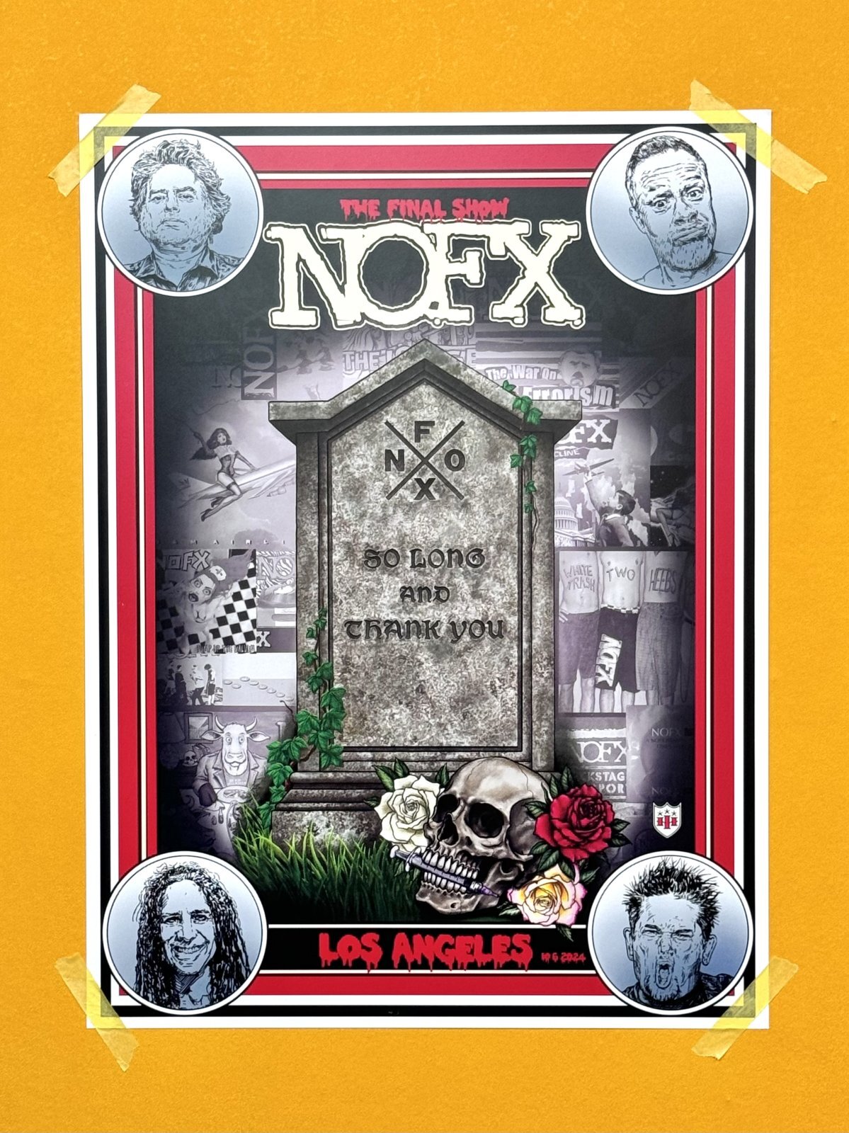 NOFX / San Pedro Day3 Artwork by Toyko Hiro ポスター