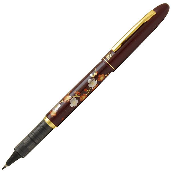 呉竹 KURETAKE 万年毛筆 蒔絵物語 手紙ペン 龍と宝珠 黒 | ペンハウス