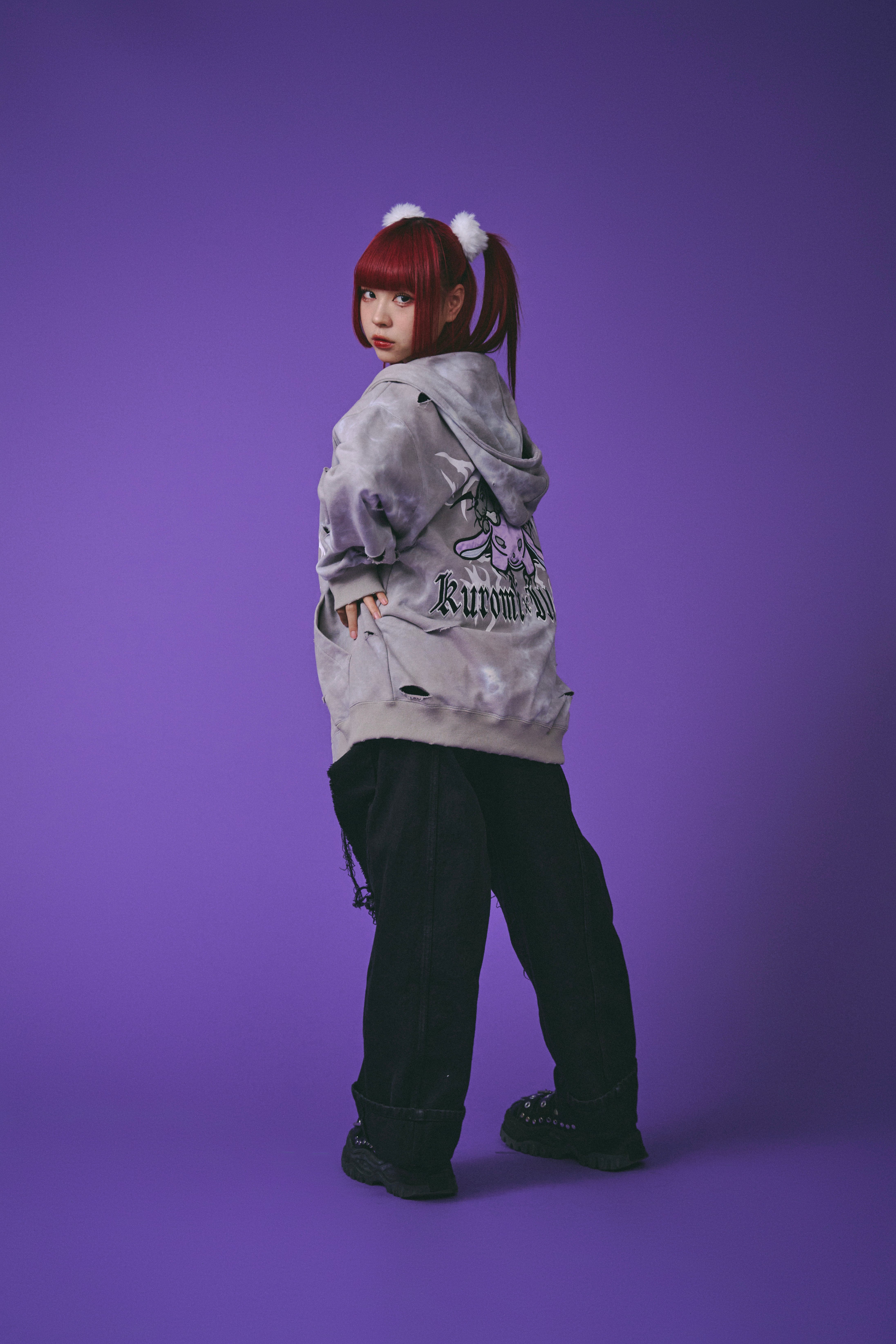 イルガルフィームラ染めZIPパーカー」 | KRY clothing