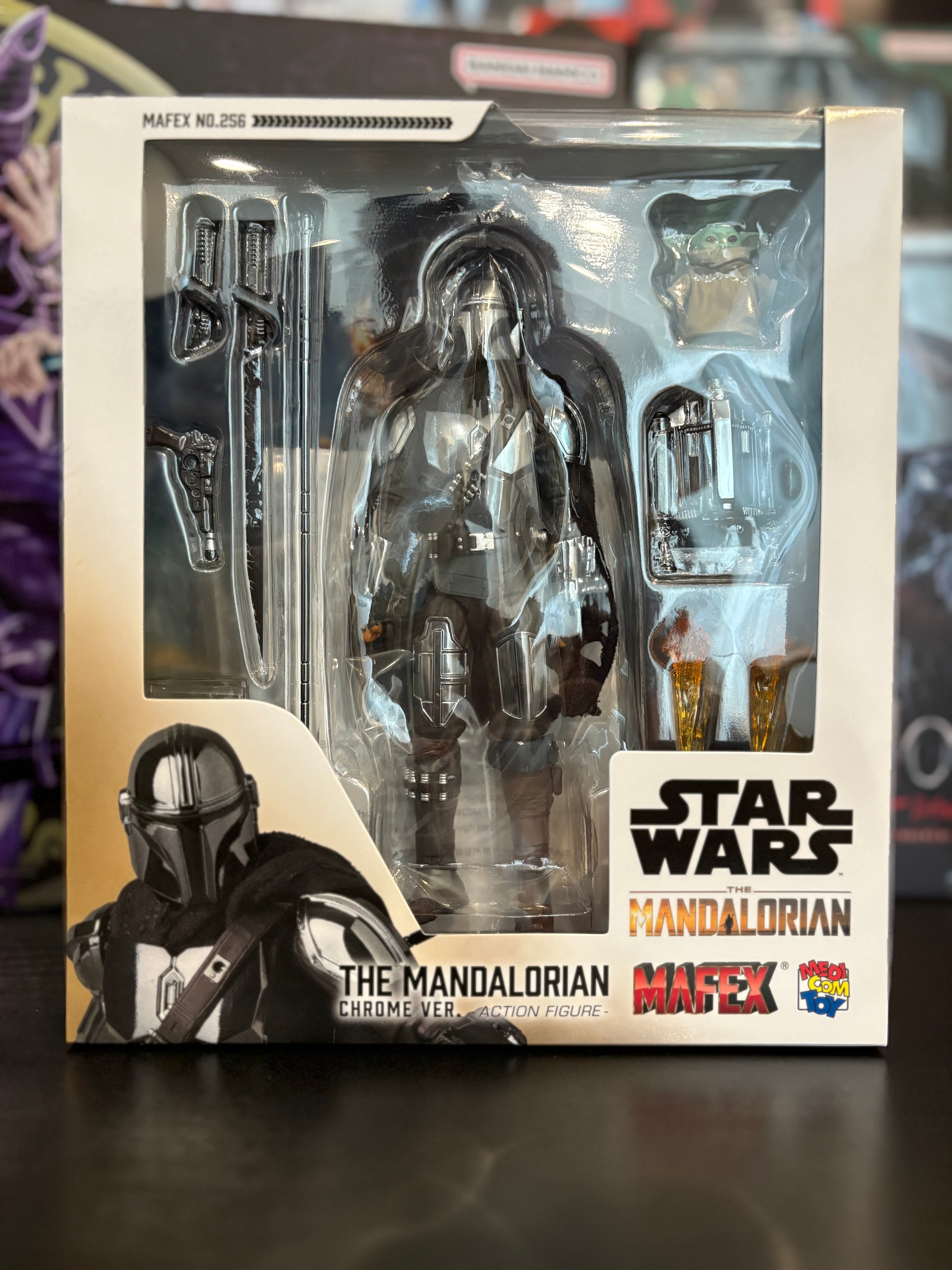 MAFEX No.256 THE MANDALORIAN CHROME Ver. STAR WARS – Beyond The Hobby