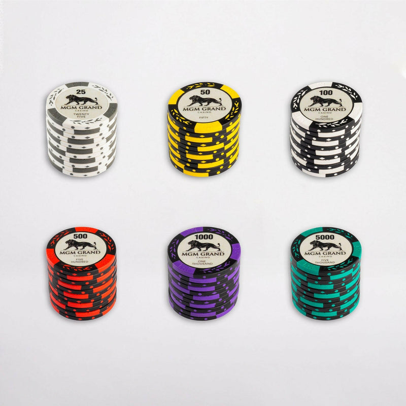 06 MGM社正規品 カジノチップ 100枚 ポーカーチップ バカラ H26年 06