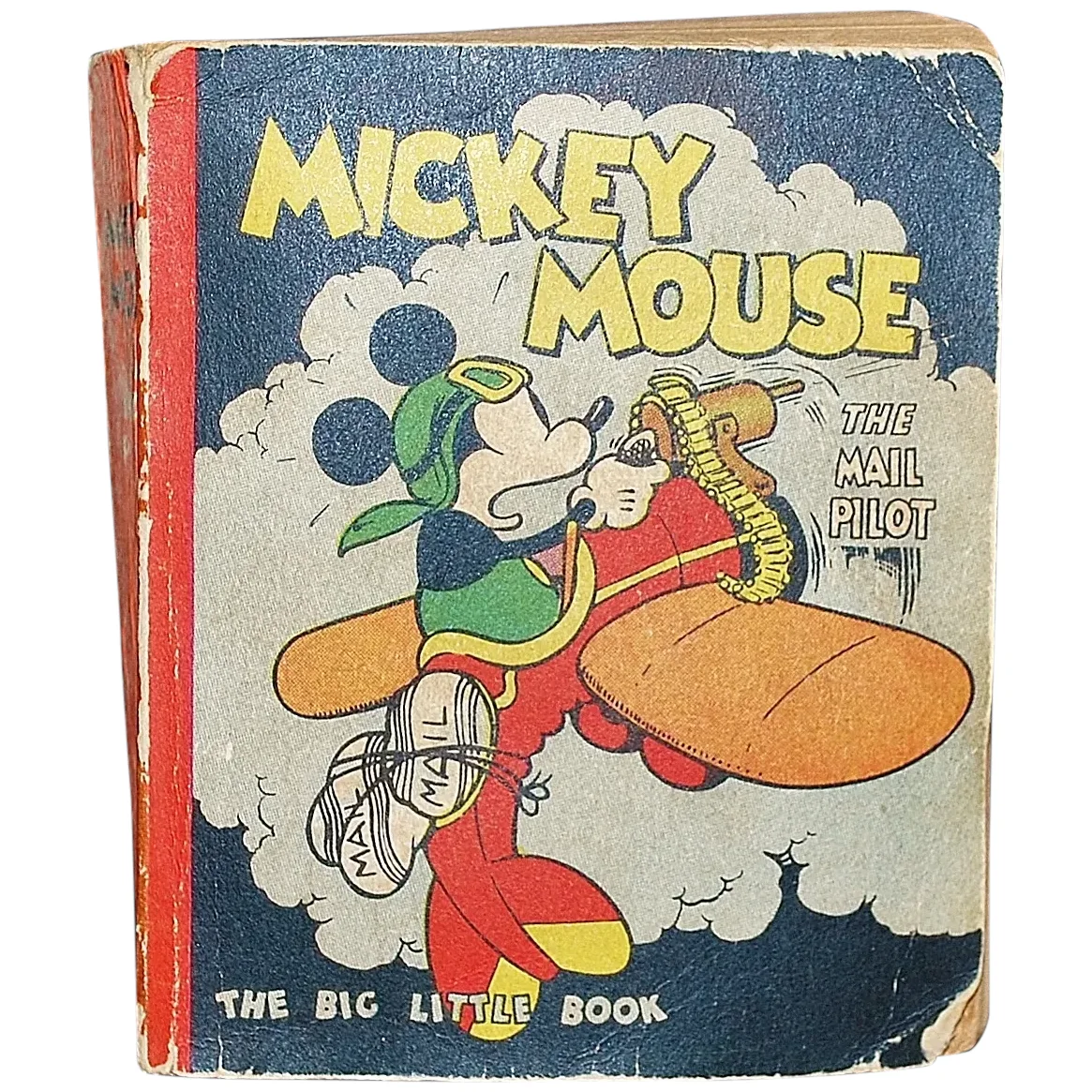 Mickey Mouse The Mail Pilot Big Little Book - 1933. For Sale at