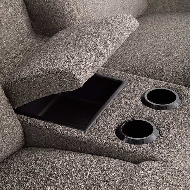 Dorian Power Reclining Loveseat w/ Headrest, Lumbar & Console | La