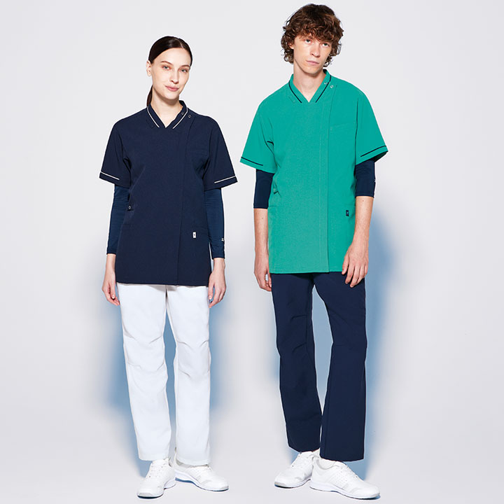 ミズノ ファスナースクラブ 医療 白衣 MZ-0500 看護師 医師 ドクター