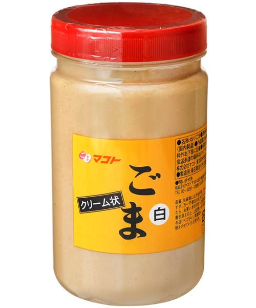 クリーム状ごま 白 1kg – ごま製品専門メーカー 株式会社マコト
