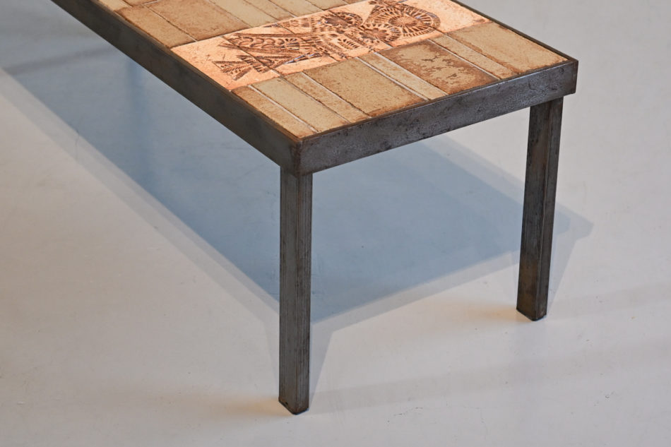 Roger Capron / Tile-top Coffee Table - HARRYS ANTIQUE MARKET