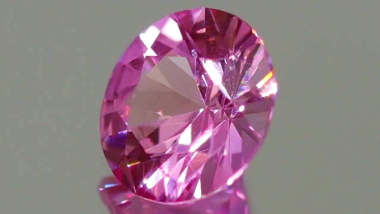 天然ピンクサファイア 0.46ct 【美発色】 スリランカ