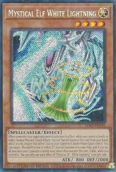 遊戯王 LDS3-EN135 ホーリー・エルフ－ホーリー・バースト・ストリーム