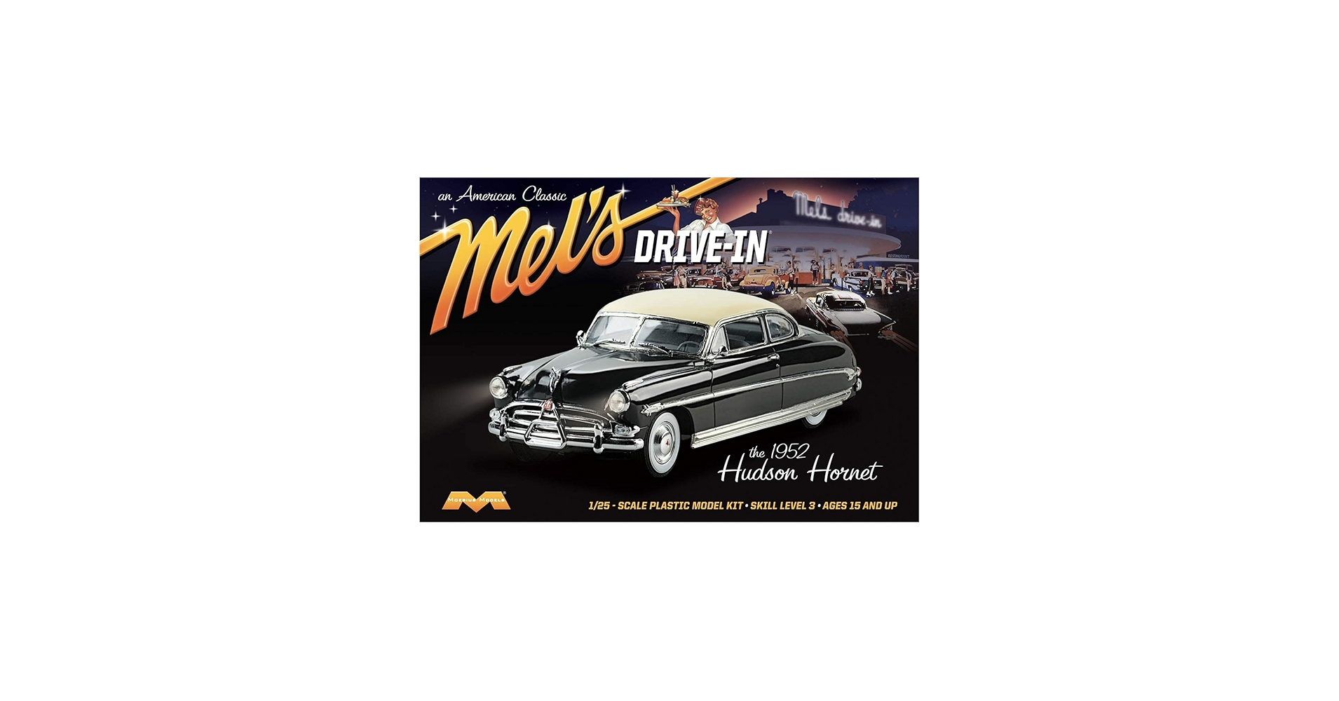 Amazon | メビウス 1/25 1952年ハドソン・ホーネット メルズ・ドライブ