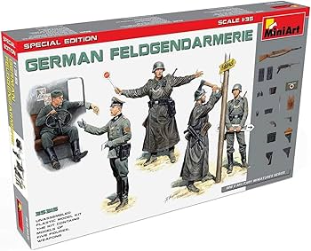 Amazon | ミニアート(Miniart) 1/35 ドイツ陸軍 野戦憲兵5体セット1930