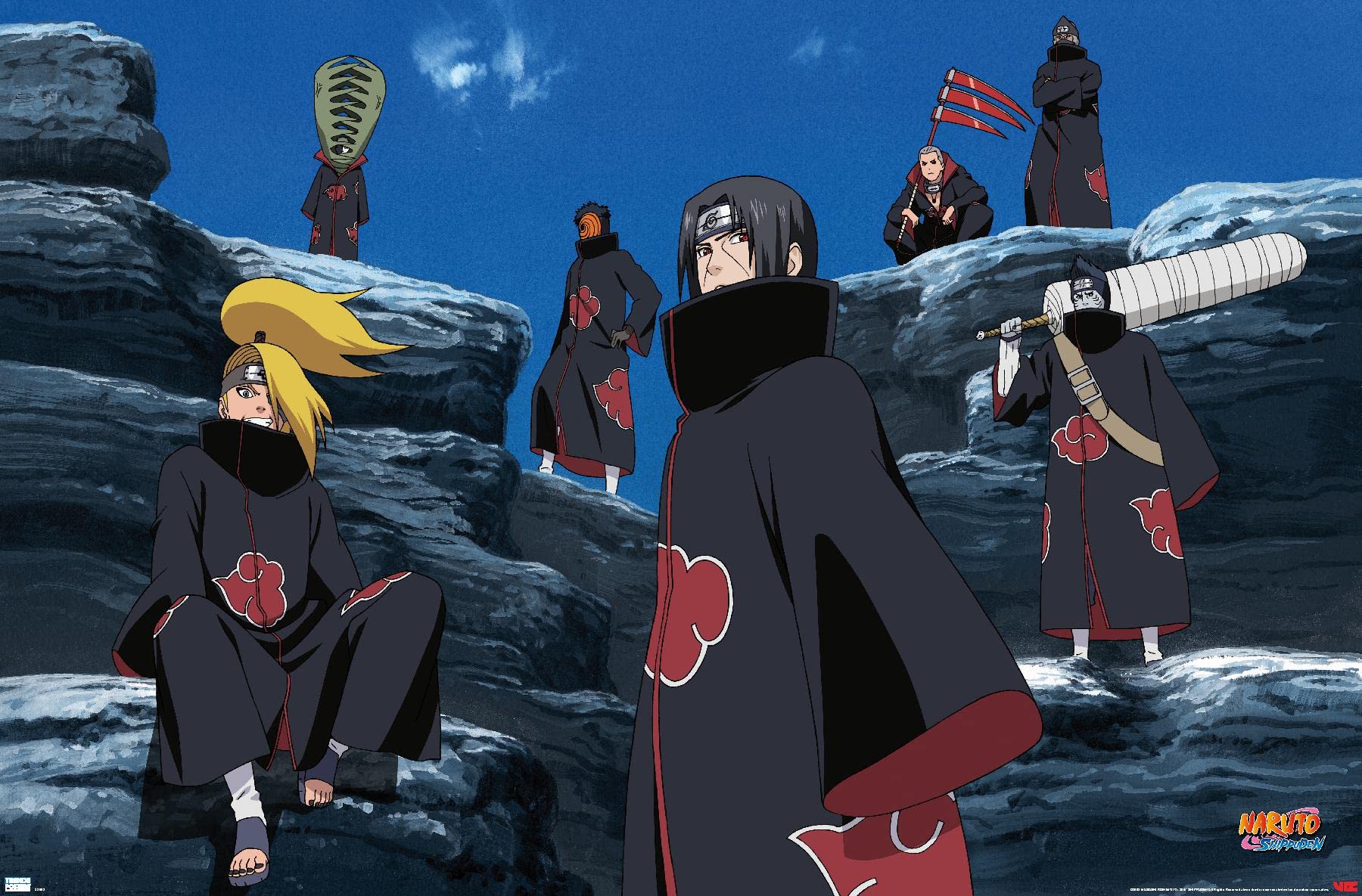 Amazon.co.jp: NARUTO - ナルト疾風伝 - 暁 ウォールポスター : Viz