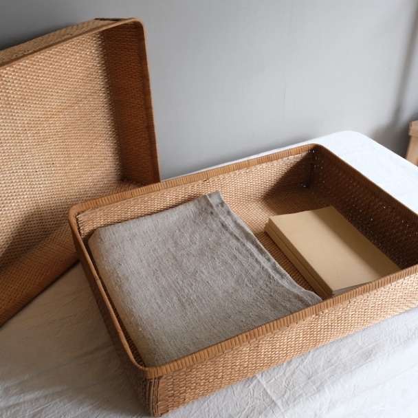 柳行李 ｜古雑貨,籠 バスケット｜古家具・アンティーク家具 R-select