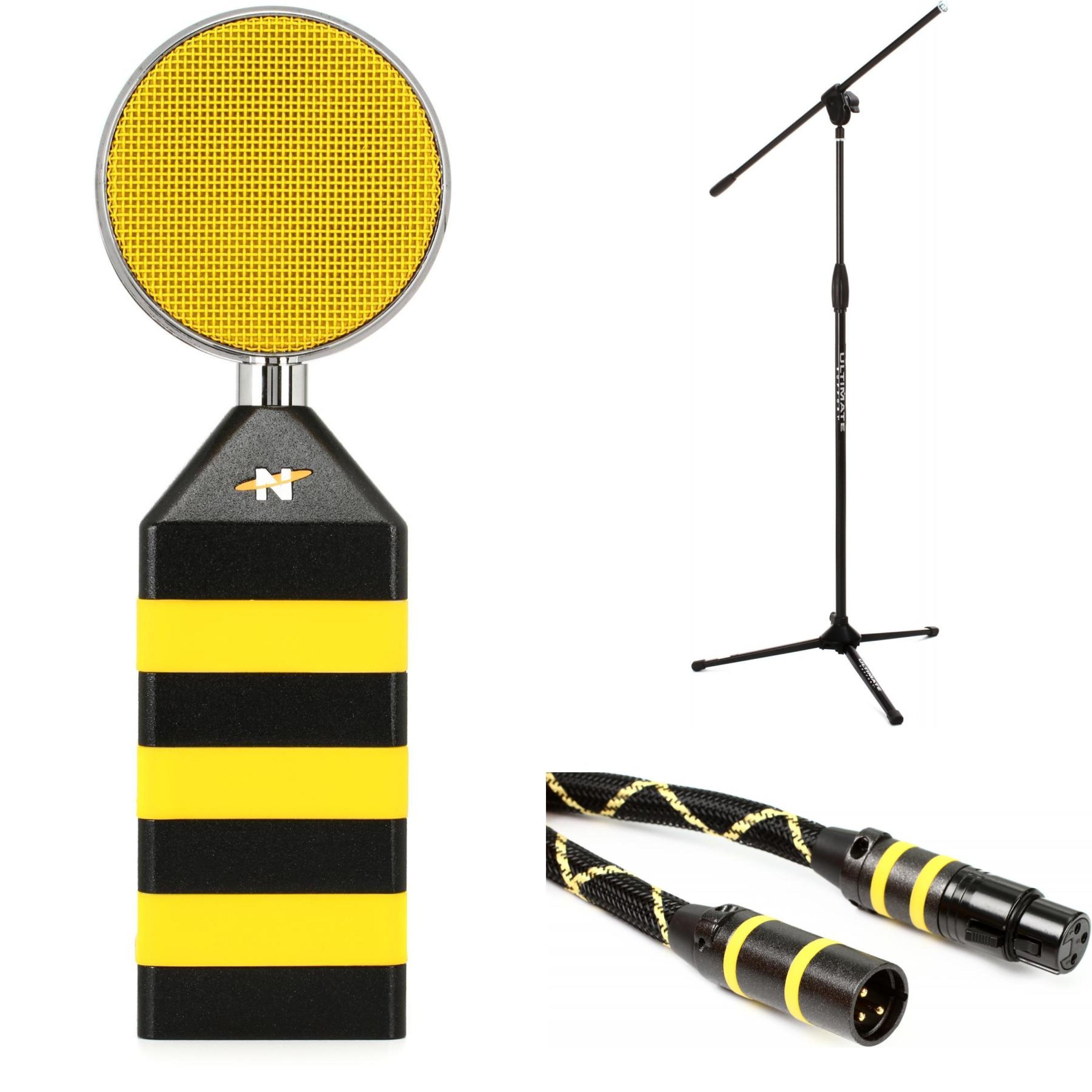 Neat Microphones King Bee Condenser Microphone with Stand and