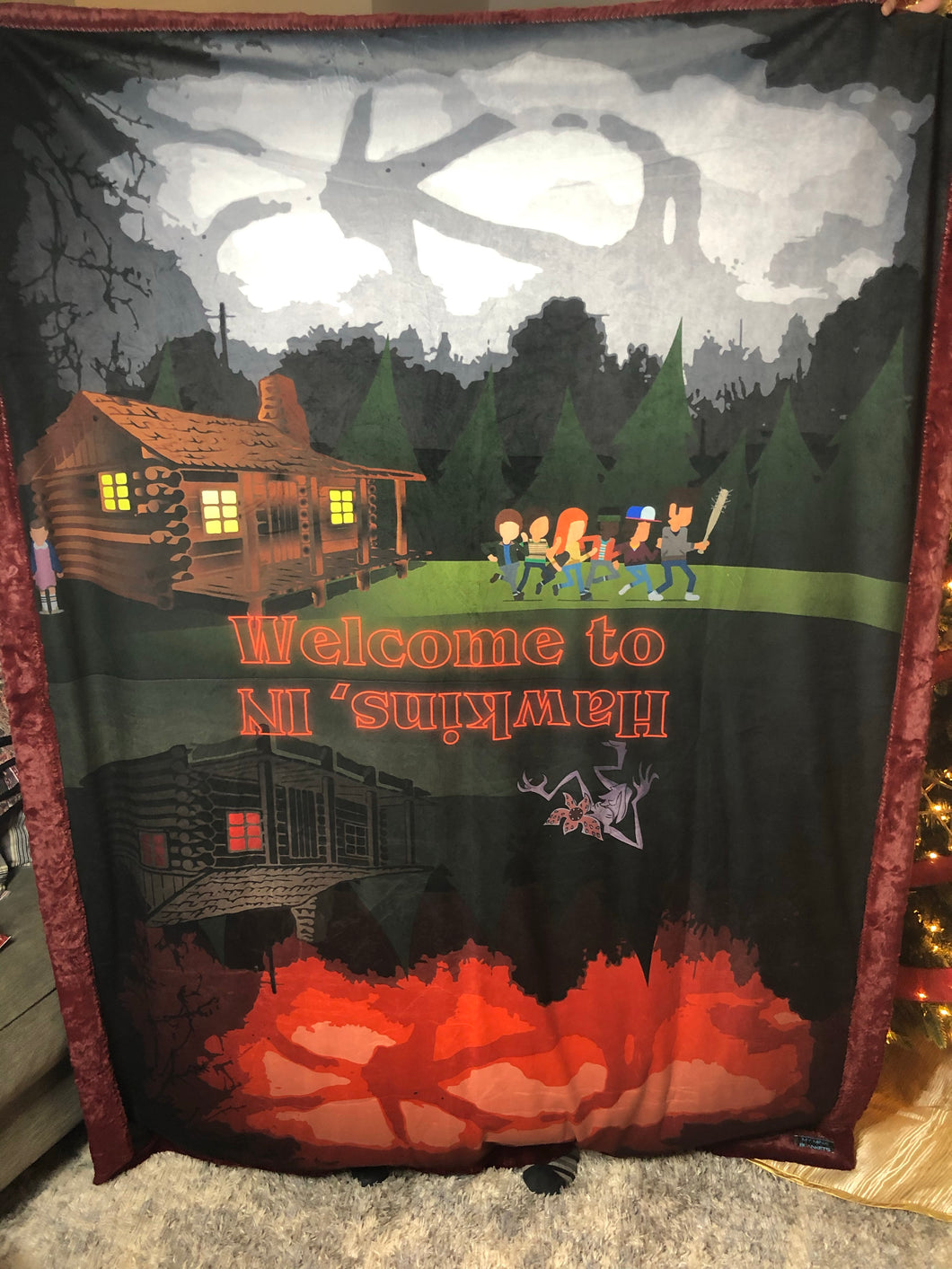 Stranger Things Upside Down Mega Minky Blanket – My Minx Blankets