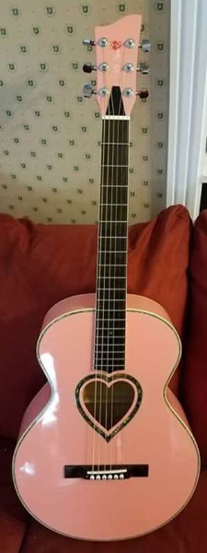 JJ Heart JJC-HRTKIT-PPK Acoustic Guitar With Gig Bag | Reverb