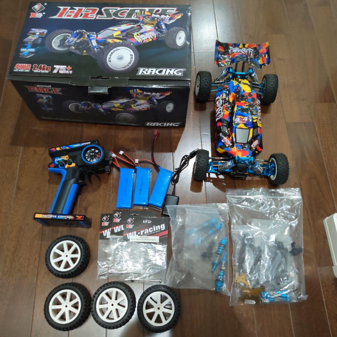 1/12　ラジコン　セット　フルセット　ハイテック　バギー　ブラシレス　７０キロ A complete set that's too wild!] Break records with this ultra