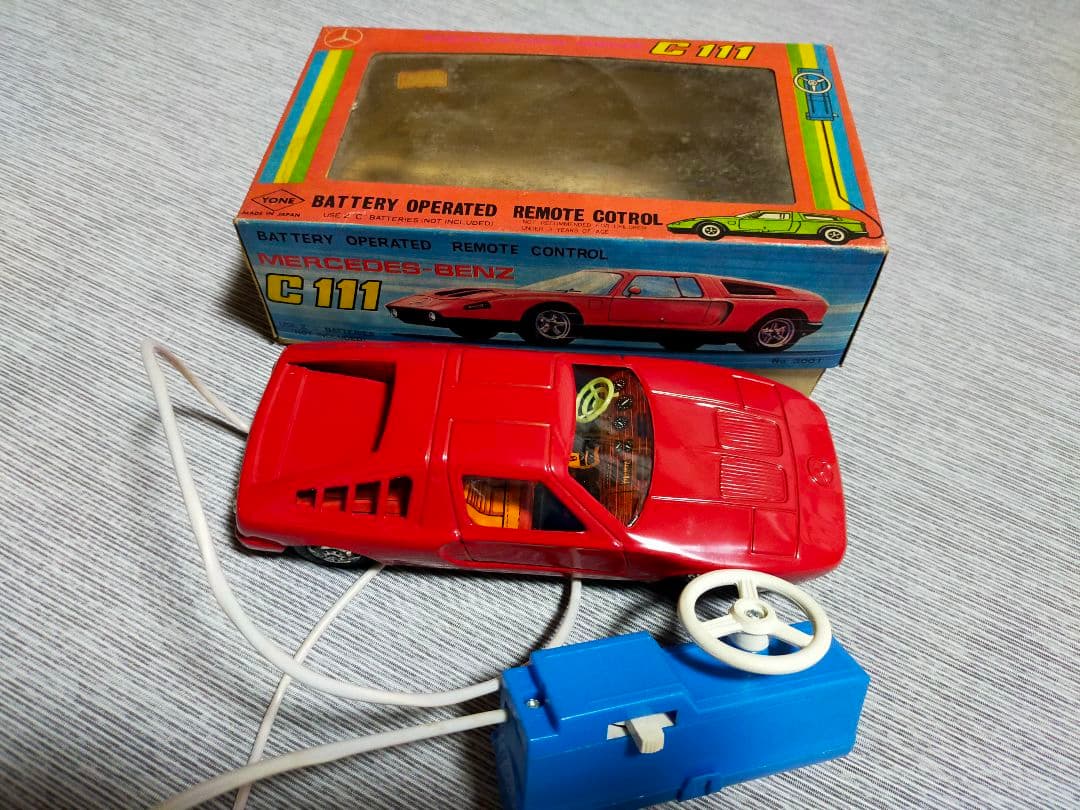 メルセデスベンツ C111 リモコンカー ブリキ Yahoo!オークション -「リモコンカー」(乗り物) (ブリキ)の落札相場