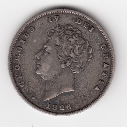 イギリス　1826年　Shilling　＠２３ s-l400.jpg