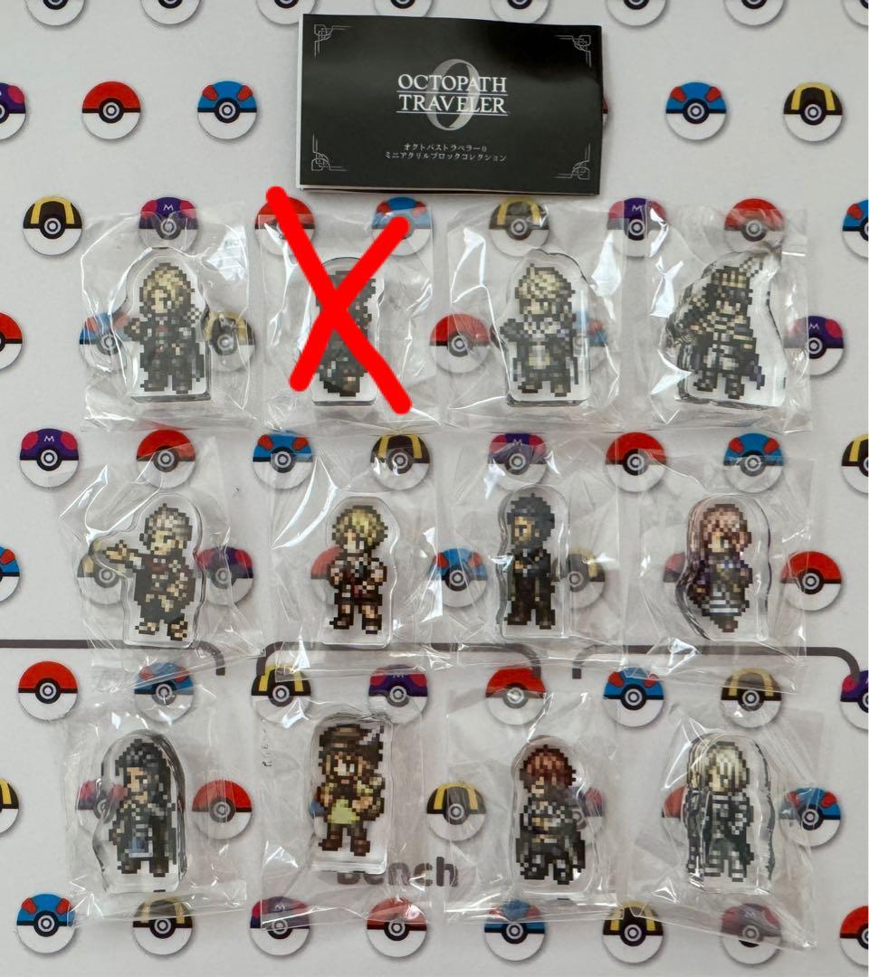 オクトパストラベラー 0 ミニ　アクリルブロック　コレクション オクトパストラベラー0ミニアクリルブロックコレクション】 Oshi-pla