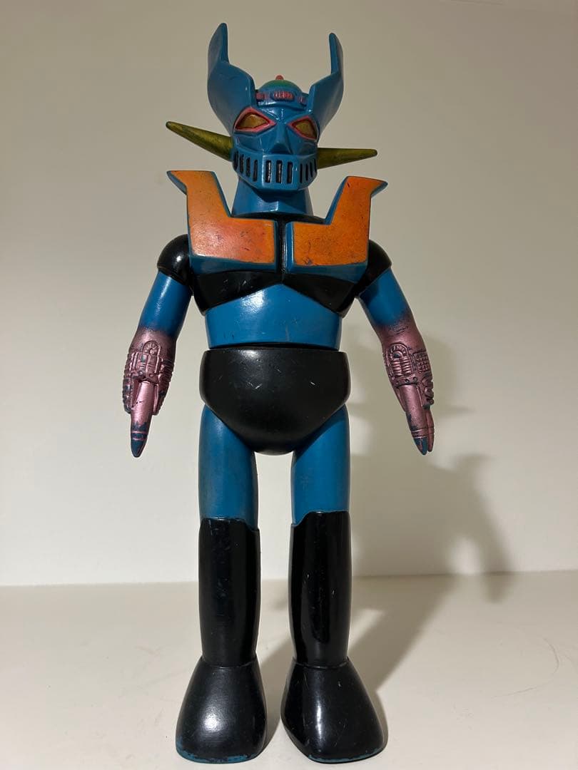 【希少品】 当時物　旧バンダイ　マジンガーＺ　ソフビ 昭和レトロ Yahoo!オークション - 超希少 旧バンダイ マジンガーZ ソフビ キングサ
