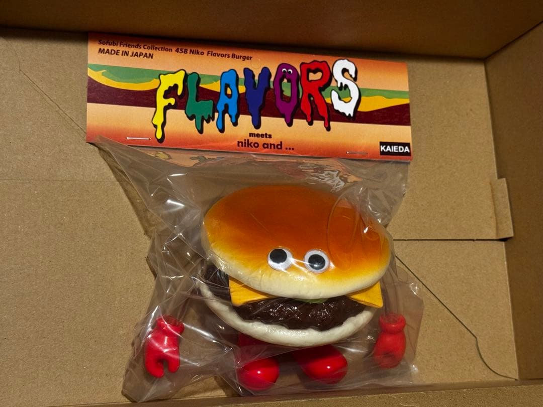 niko and コラボ FLAVORS フレーバーズ ソフビ　ハンバーガー niko and コラボ FLAVORS フレーバーズ ソフビ ハンバーガー - メルカリ