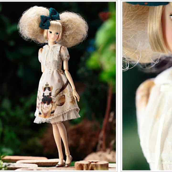 PW-momoko ae 　こぐま座　 女王猫と鹿の姫 　1次生産分 PW-momoko：ae