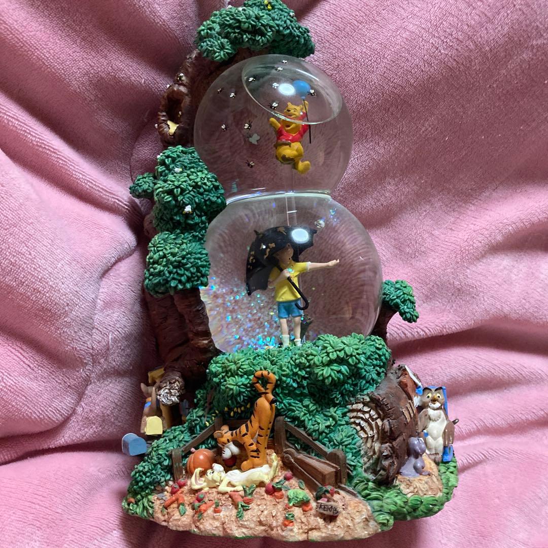 【廃盤品】くまのプーさん　ディズニー スノードーム オルゴール　ヴィンテージ 楽天市場】プレシャスモーメンツ くまのプーさん スノードーム