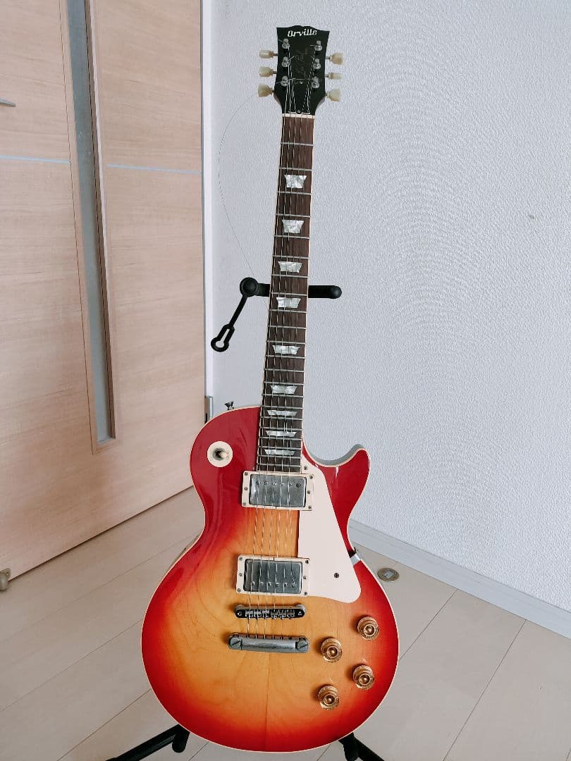 ギター Orville Les Paul 1989 Orville by Gibson Les Paul Custom Electric Guitar with Case